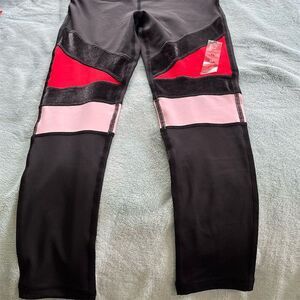 Ideology Girls Color Block Active Leggings Multicolor Size M​​